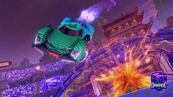 A Rocket League car design from Evrgame444