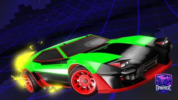 A Rocket League car design from VincillaPepsi