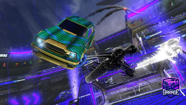 A Rocket League car design from FuzzyPotato7824