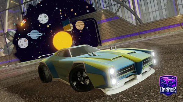 A Rocket League car design from Traivs