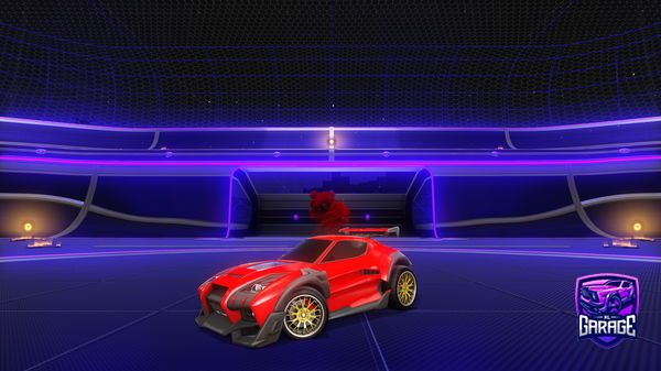 A Rocket League car design from Mazda3