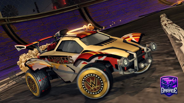 A Rocket League car design from JULA11