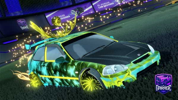 A Rocket League car design from Tradie