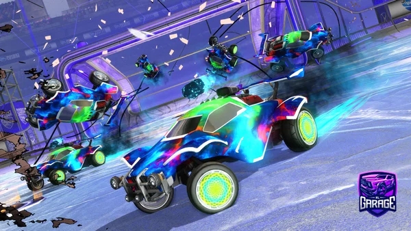A Rocket League car design from Hudsonite