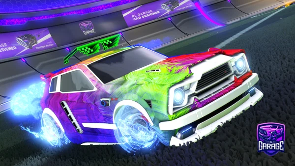 A Rocket League car design from Hiidk