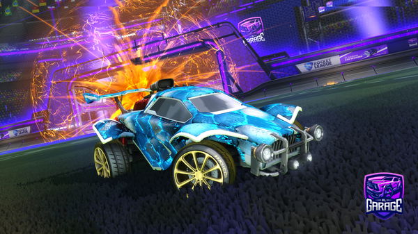A Rocket League car design from WOLF_DTE