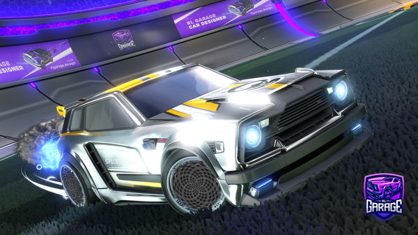 A Rocket League car design from JMarkall