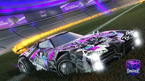 A Rocket League car design from Fifoludek