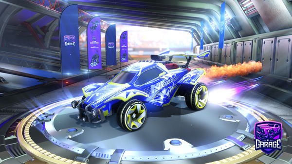 A Rocket League car design from GlitchZebra_duneraca