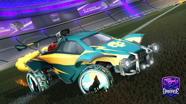 A Rocket League car design from MDP-lory_42