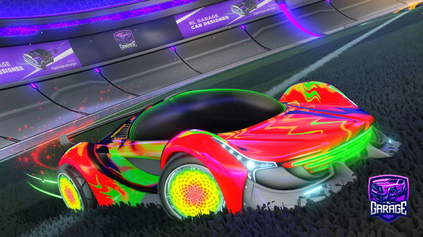 A Rocket League car design from Parzival_136