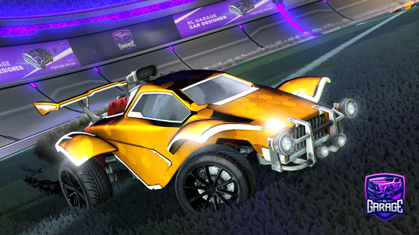 A Rocket League car design from NightRid3r