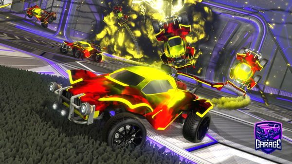 A Rocket League car design from CGIshock