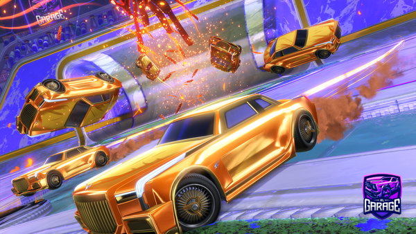 A Rocket League car design from Cazujup