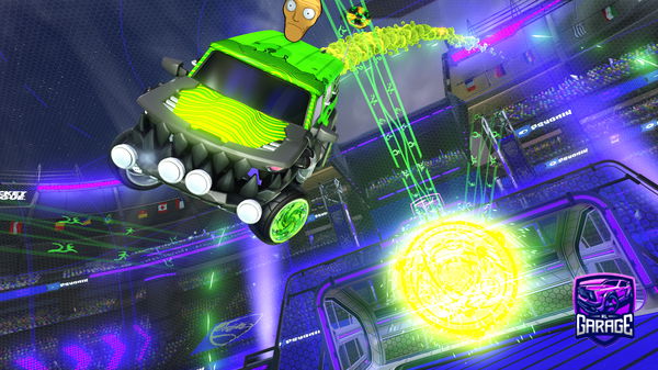 A Rocket League car design from ndawe10