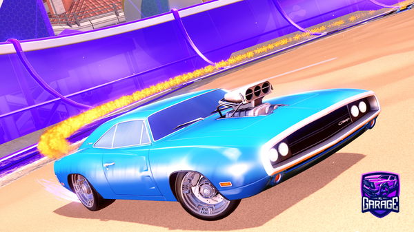 A Rocket League car design from Hackerboody2013