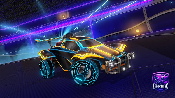 A Rocket League car design from Draconicfrost285