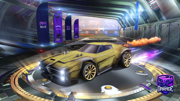 A Rocket League car design from TiedGold3618