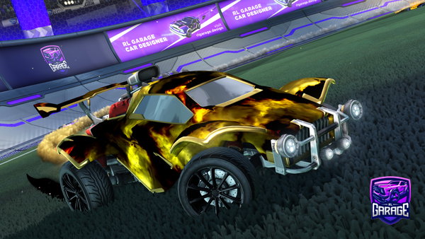 A Rocket League car design from NotVizz