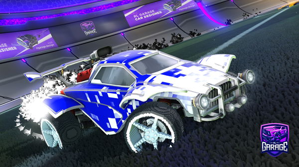 A Rocket League car design from knightyknightly