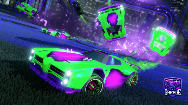 A Rocket League car design from est-oc31