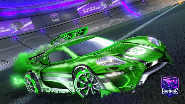 A Rocket League car design from Fufulescu