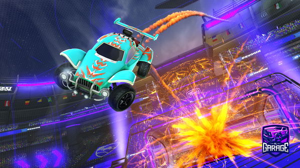 A Rocket League car design from cdelga