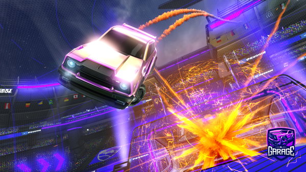 A Rocket League car design from GHOST-XE