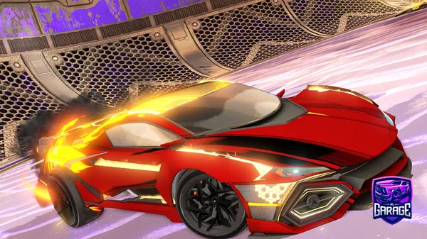 A Rocket League car design from Beefsnekky