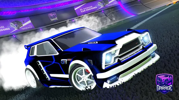 A Rocket League car design from skullyVibes