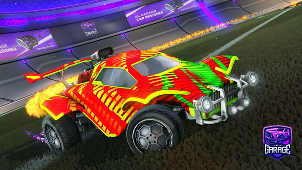 A Rocket League car design from greekfreak34