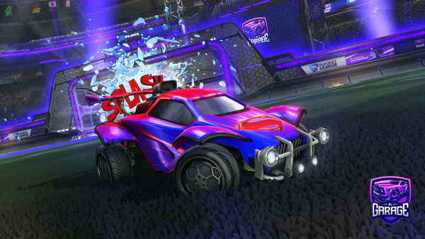 A Rocket League car design from MervStew