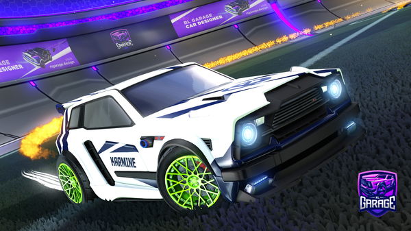 A Rocket League car design from Verrkami