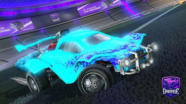 A Rocket League car design from Deceno