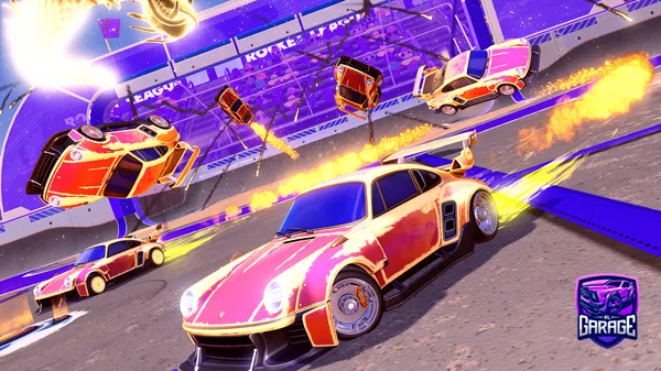 A Rocket League car design from Letsgo12