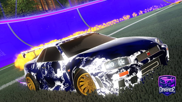 A Rocket League car design from HO2