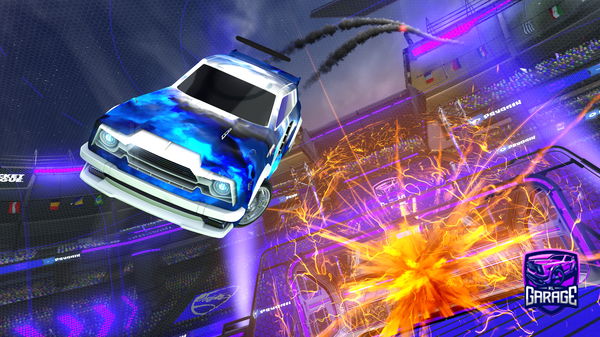 A Rocket League car design from barecat