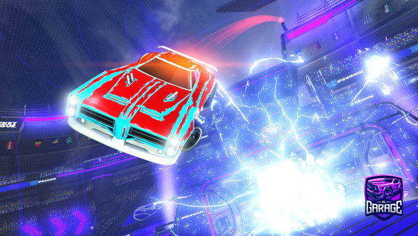 A Rocket League car design from davethethird
