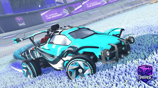 A Rocket League car design from Mec_GAMER