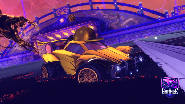 A Rocket League car design from Faszomkivan