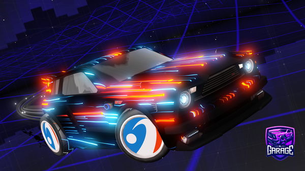 A Rocket League car design from dtctv