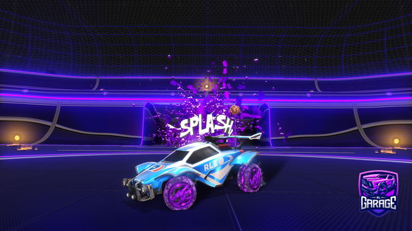 A Rocket League car design from Whatasave556