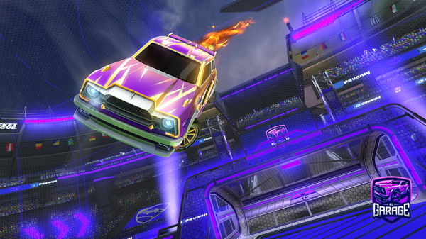 A Rocket League car design from PureVibz