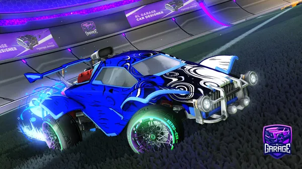 A Rocket League car design from Rezquiem