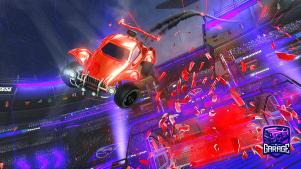 A Rocket League car design from Nicklevis
