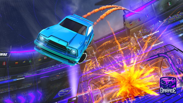 A Rocket League car design from starwars321
