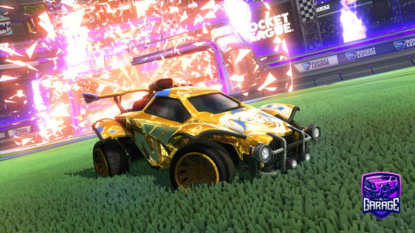 A Rocket League car design from DXRKMENACE