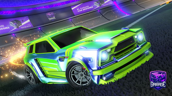 A Rocket League car design from GamingGeek123