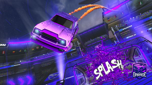 A Rocket League car design from Mcsani