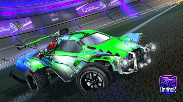A Rocket League car design from Ovayy